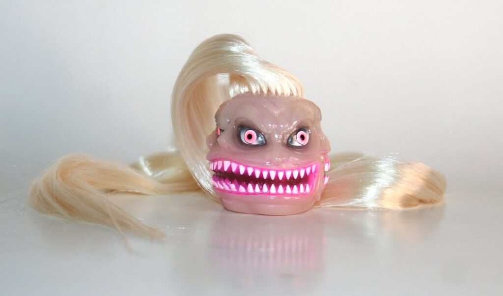 Unbox x Last Zectron Glowing Long Haired Ghoulhead