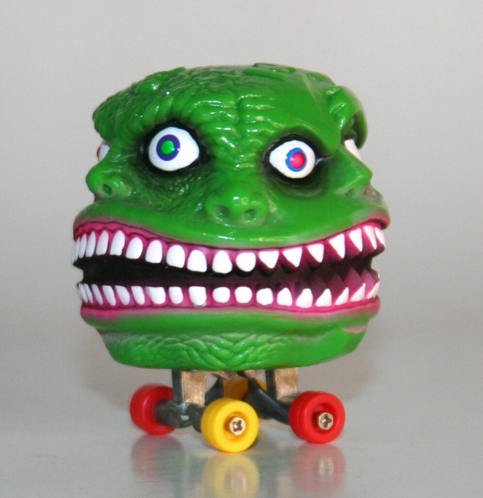 Unbox x Last Zectron Green Ghouls and Wheels Ghoulhead