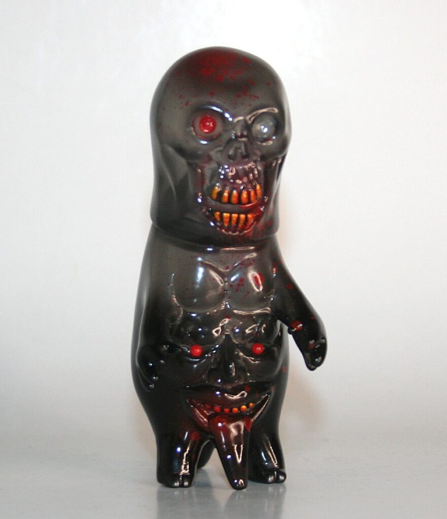 izumonster Blood Guts Toys ピポパ ミッキー Blood Guts Toys Izumonster Clear Black Skull Savage Kid — Vicious Fun