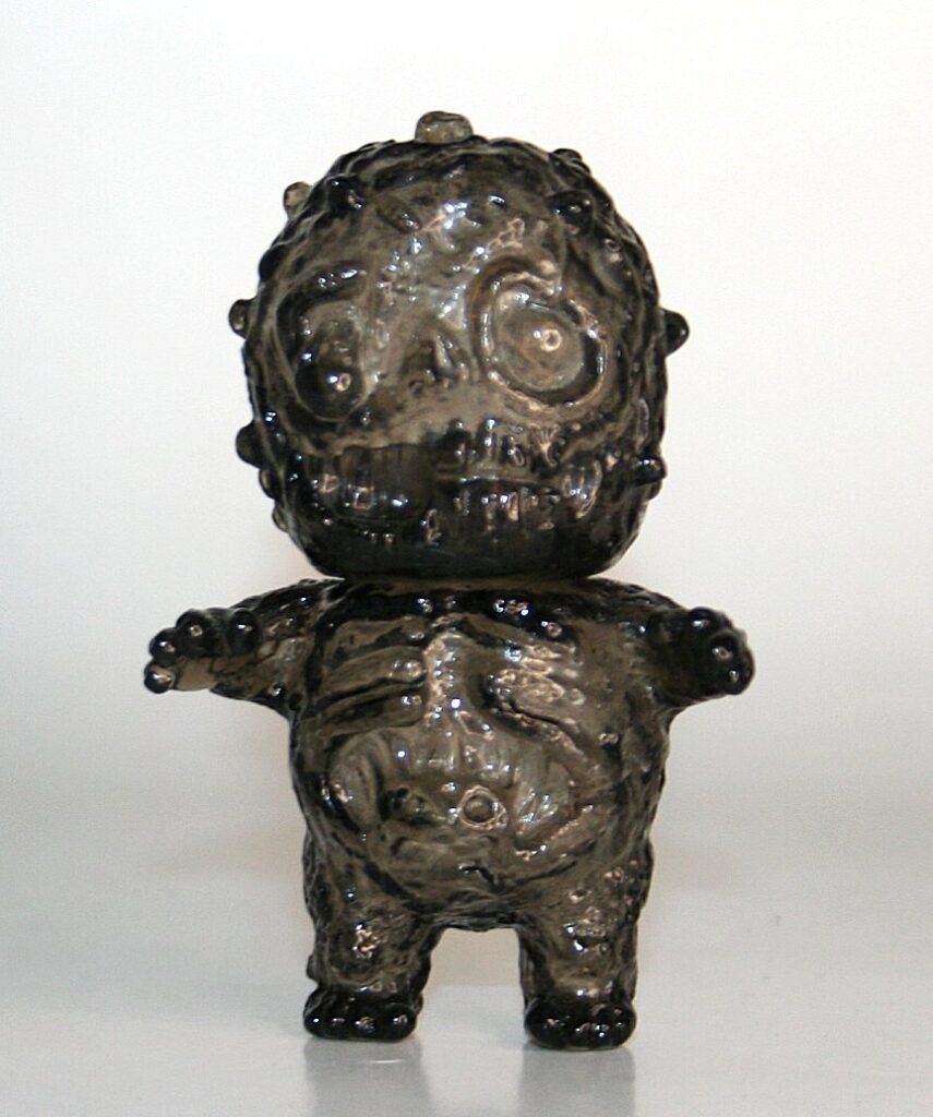 Deathland Vinyl Toy Clear Black Zombie Boy