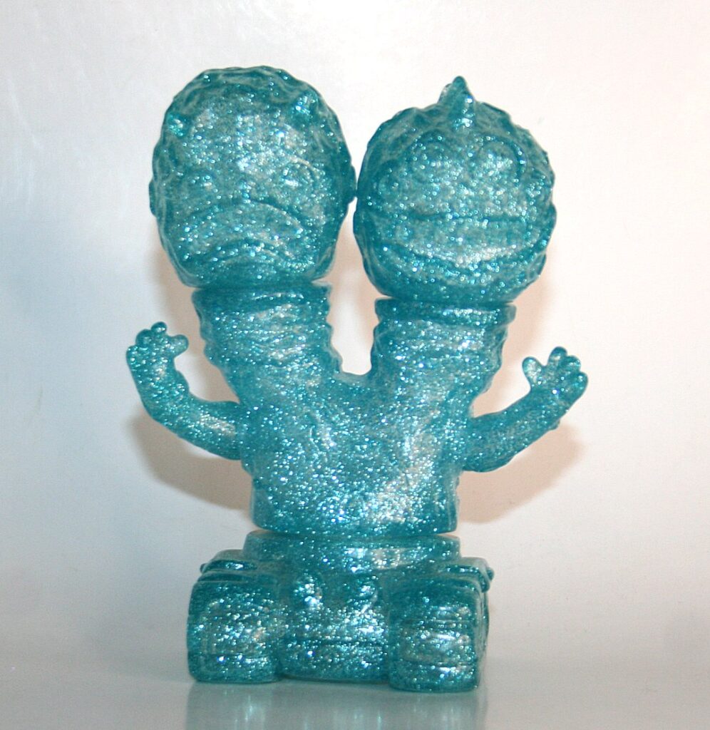 Deathland Vinyl Toy Clear Lame Blue Mecha Twins