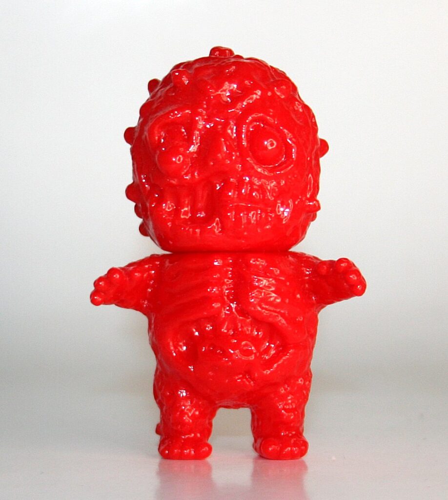 Deathland Vinyl Toy Unpainted Red Zombie Boy