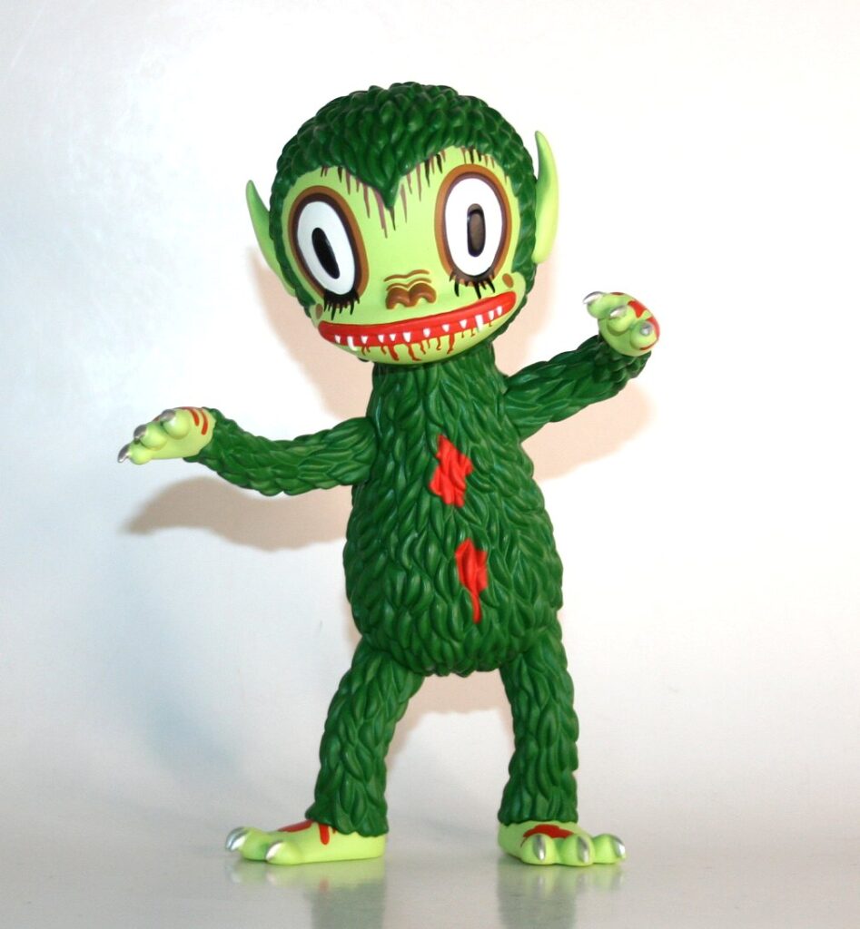 Gary Baseman x 3D Retro Bloody Green Ahwroo
