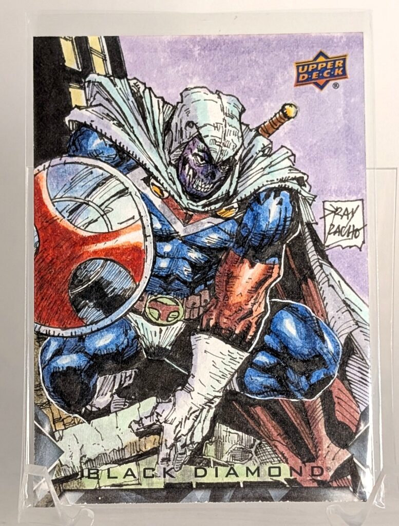 Marvel Black Diamond Taskmaster Ray Racho Sketch Card