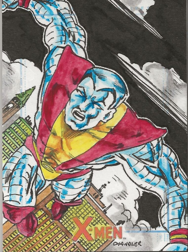 Marvel X-Men Colossus Darren Chandler Sketch Card