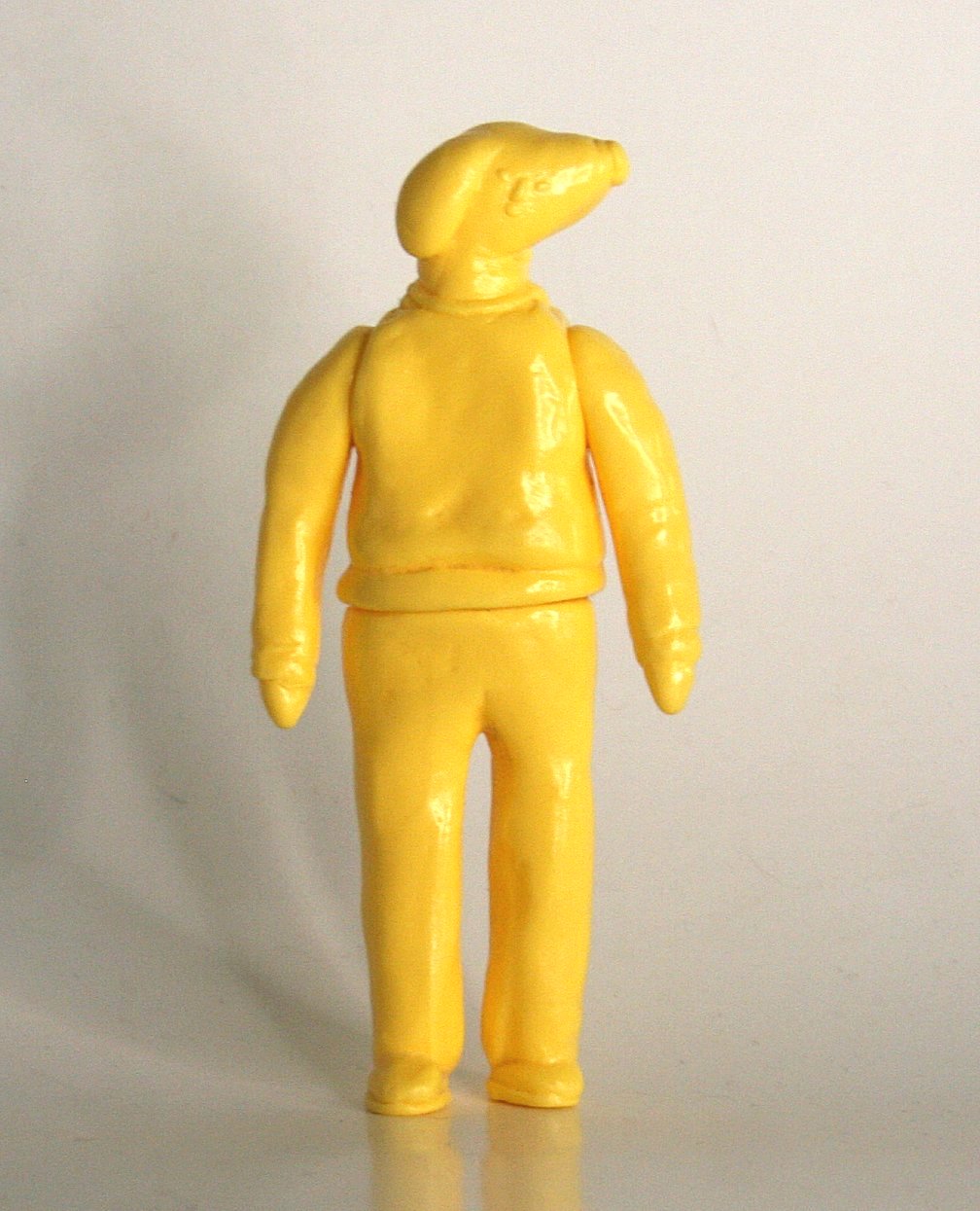 Image showcasing Our Little Sky Banana Creme Bone Dog