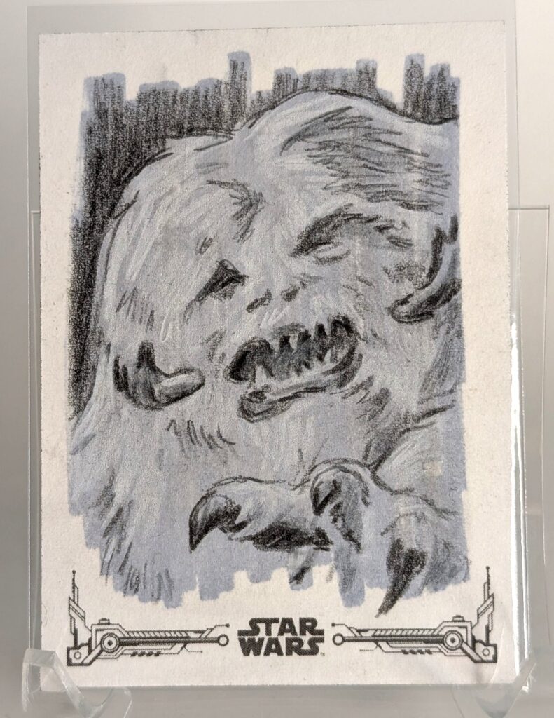 Star Wars Empire Strikes Back Adam Everett Beck Wampa Sketch