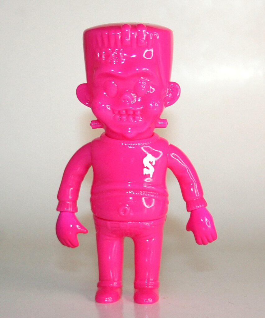 Headlock Studio Medium Size Pink Frankie Sofubi Figure | Vicious Fun