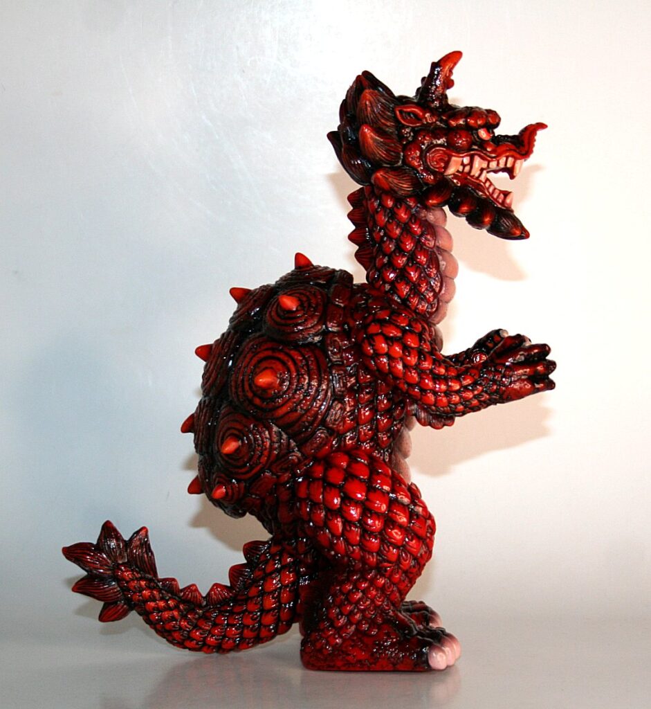 KAIJU OOZE LAVALA ラバラ 蓄光 nicolas lestang Kaiju Ooze Red Lavala Dragon | Vicious Fun