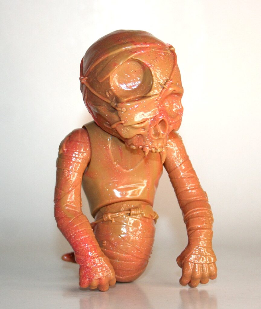 Secret Base x Pushead Brown x Pink Lame SkullPirate SkullOrm