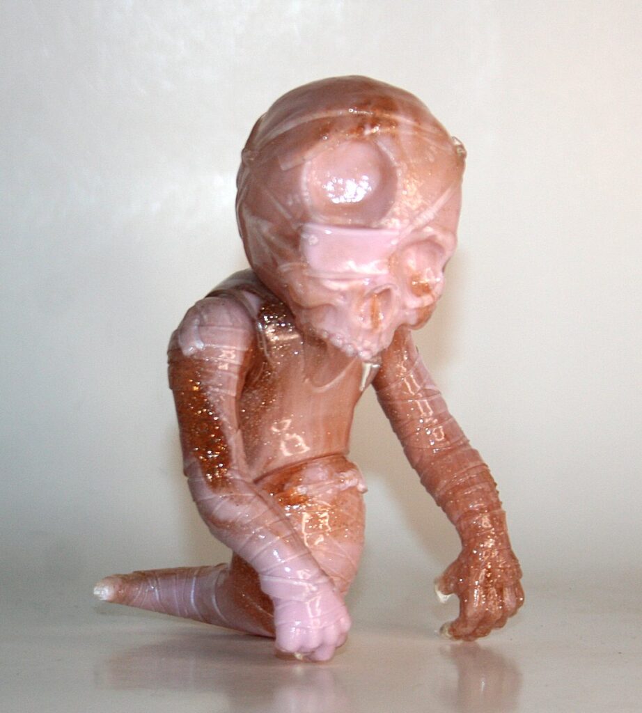 Secret Base x Pushead Double Pink Lame SkullPirate SkullOrm