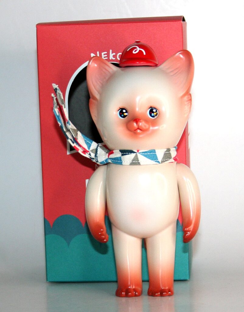 Cojica White Multi Color Eyes My First Kitten Neko
