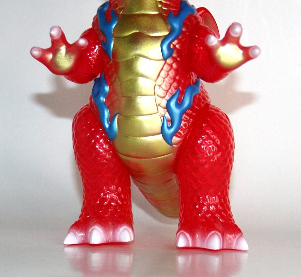 Konatsuya Daioh Ryudora Sekiryu Clear Red Dragon Sofubi Figure