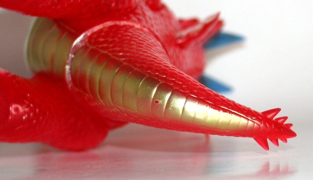 Konatsuya Daioh Ryudora Sekiryu Clear Red Dragon Sofubi Figure