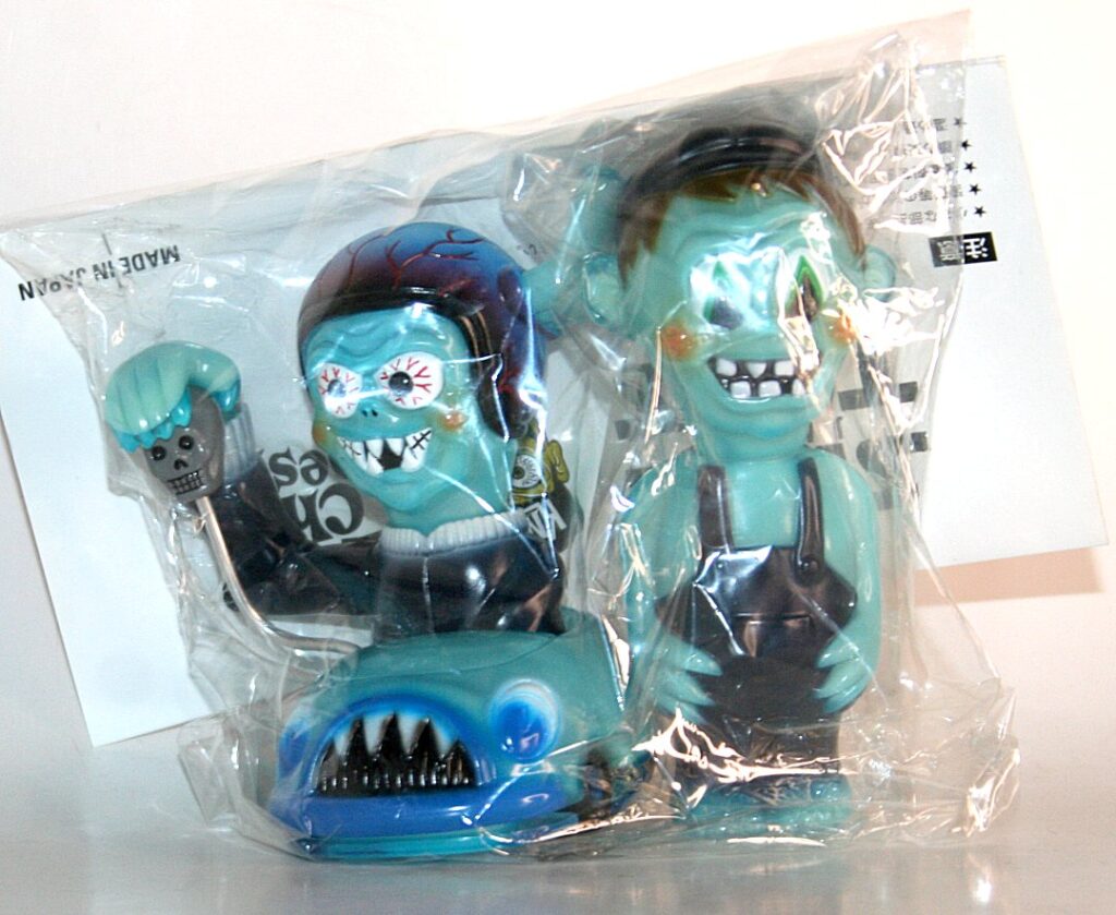 Star Toys Japan x Little Chop Blue x Glow Weirdo Clutch