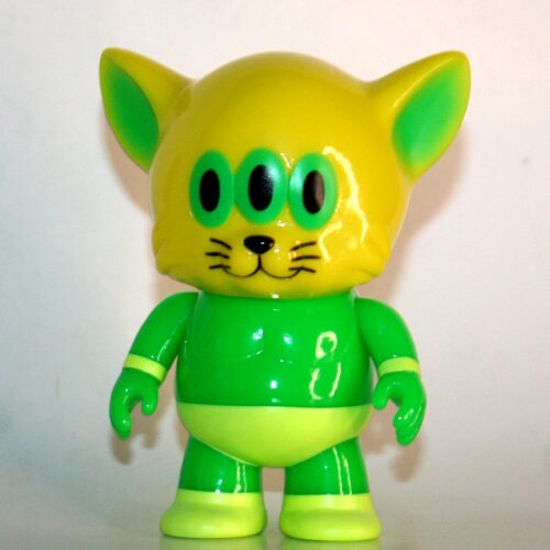 Art Junkie x One Up Lemon Lime Calm Cat Wrestler