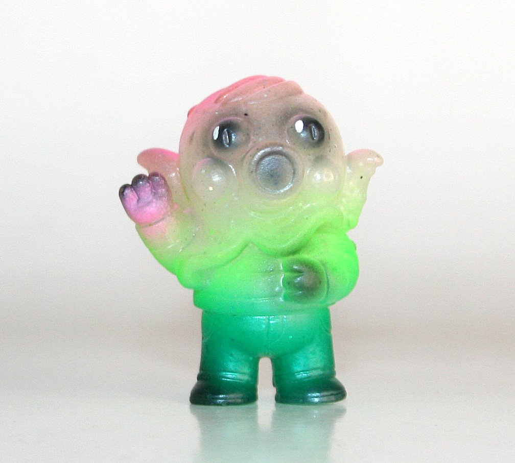 Gravy Toys Green x White Wee Little Waving Globby