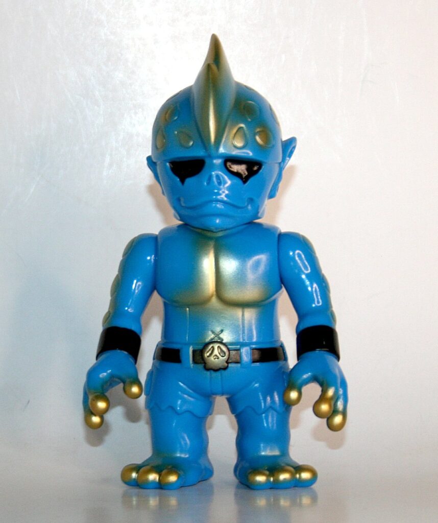 RealxHead Gold on Blue Mutant Head