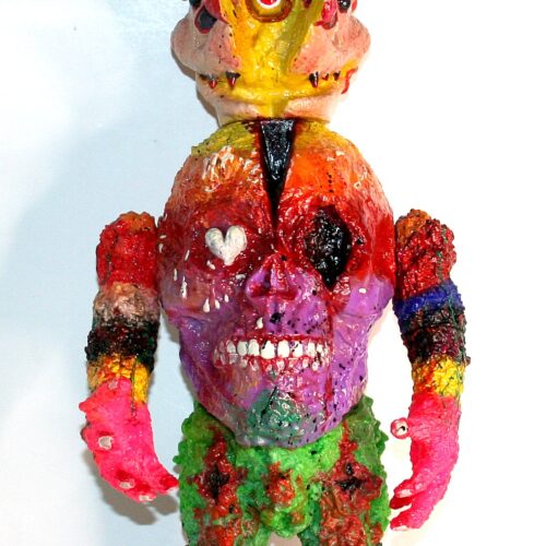 PUNKDRUNKERS SKULL TOYS GUY-2 クリア成型　頭蓋玩具 Truman Toy Custom GIANT Skull Mickey
