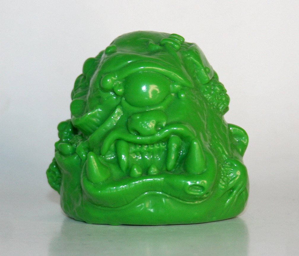 Uhhsure Monsters Unpainted Green Mawklops Head