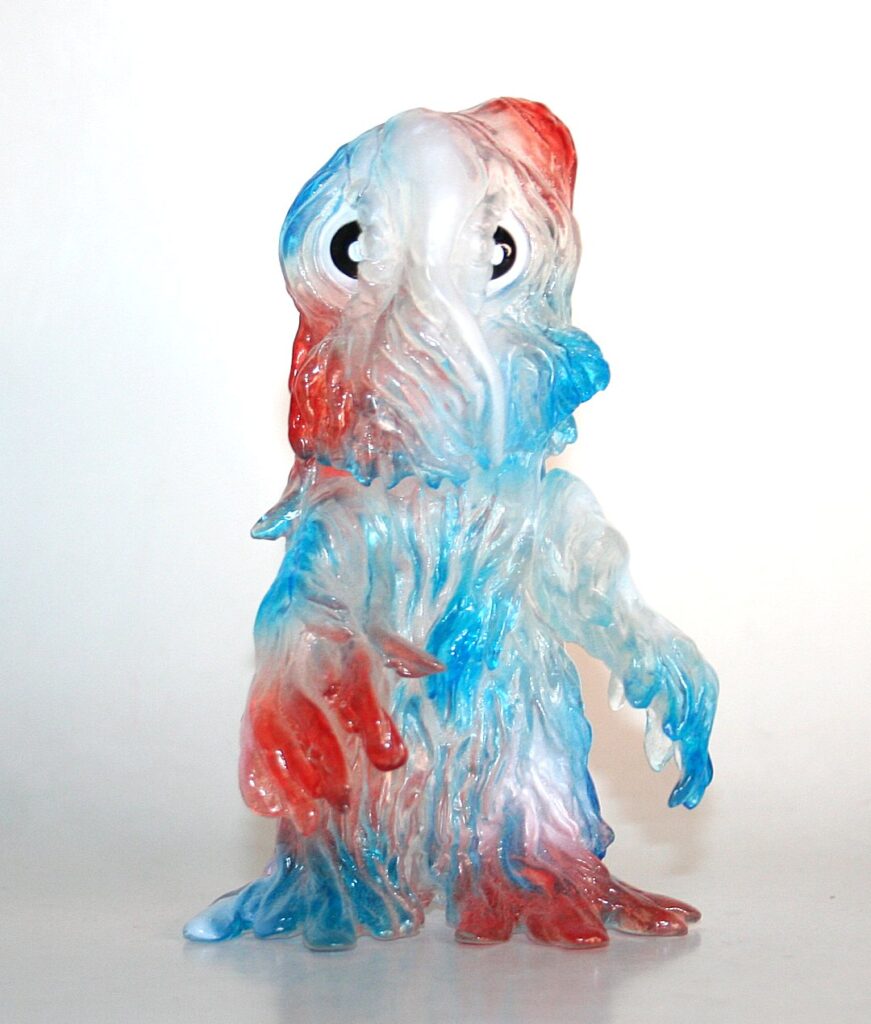 SOUR PUSHEAD Medicom Toy CLEAR BLUE ソフビ Yahoo!オークション