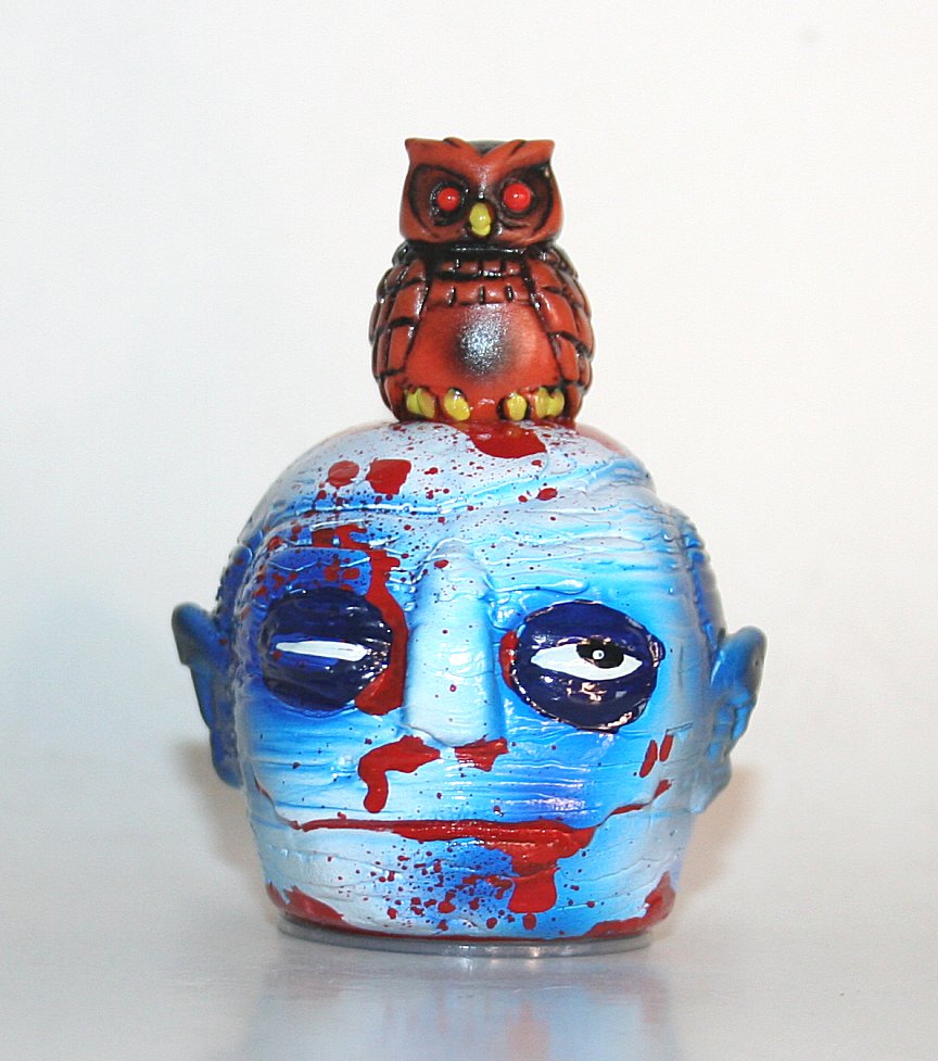 Grody Shogun Undead Zombie with Owl Head