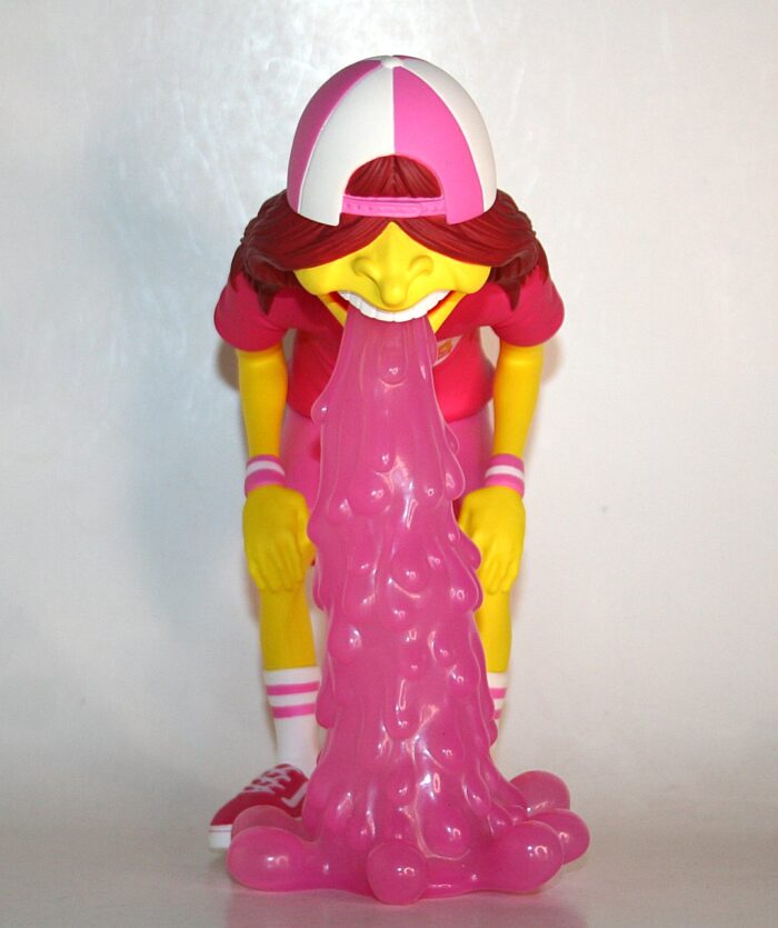 Mighty Jaxx x Okeh Fast Food Pink Vomit Kid
