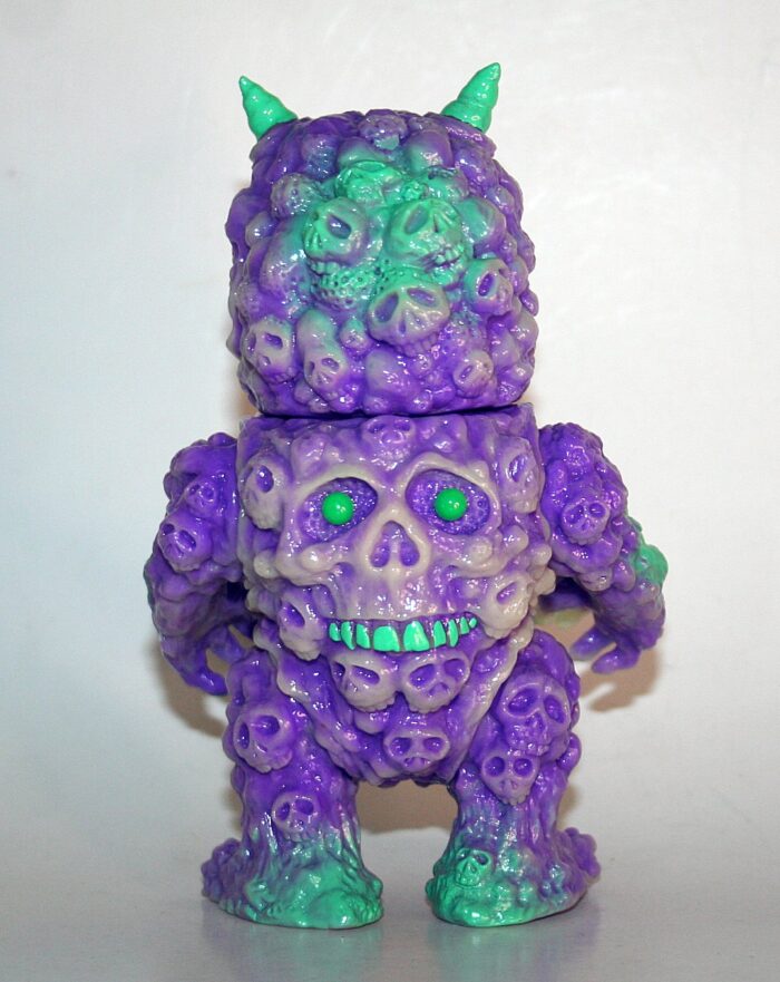 MVH Purple x Glow Marbled Death Head Sludge Demon DX