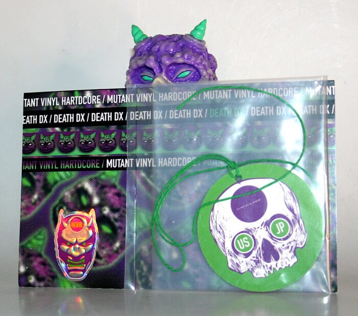 MVH Purple x Glow Marbled Death Head Sludge Demon DX