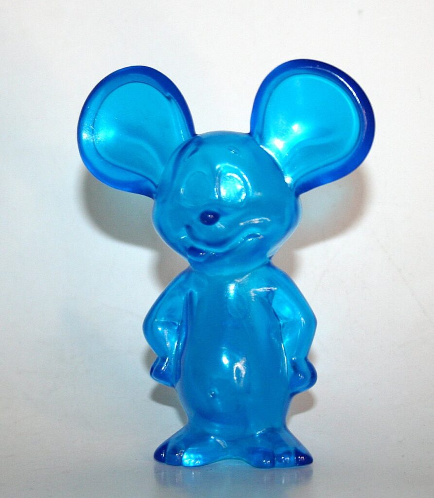 Maruhachi Gangu Unpainted Clear Blue Mouse