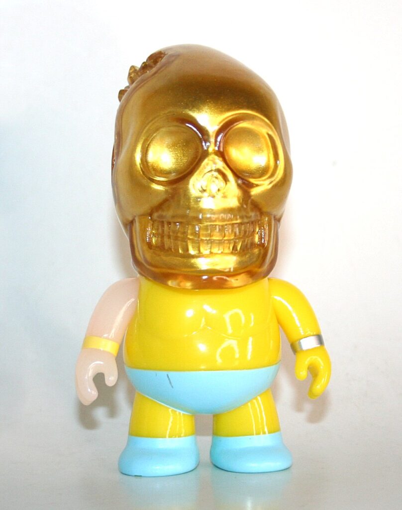 One Up Golden Skull Wrestler