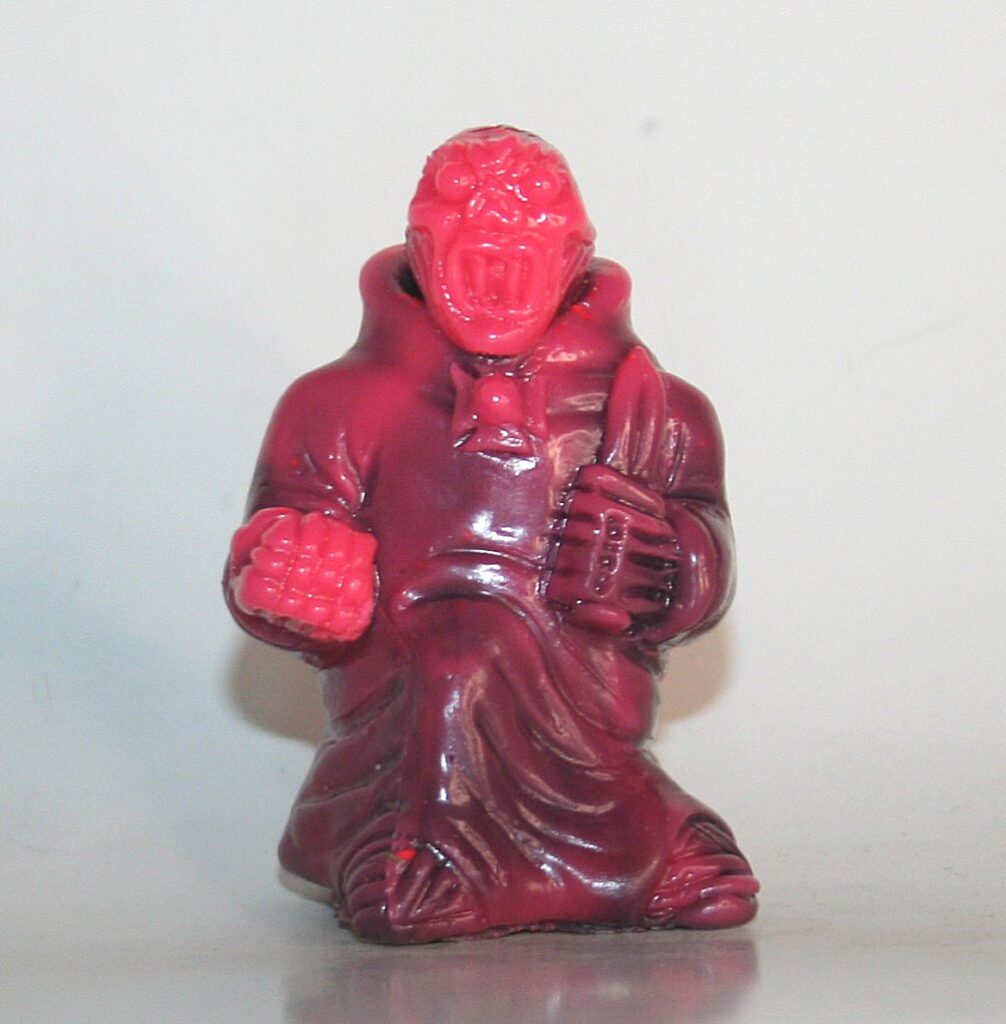 Unknown Maker Pink x Black Marbled Resin Demon