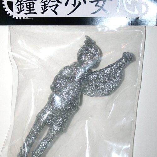 Velocitron Bellring Girls Heart Silver Lame One Arm Up