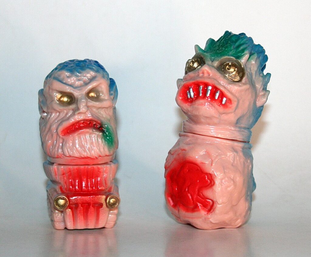 Dark Matter Toys Pink Blitzwolf and Urn Goblin