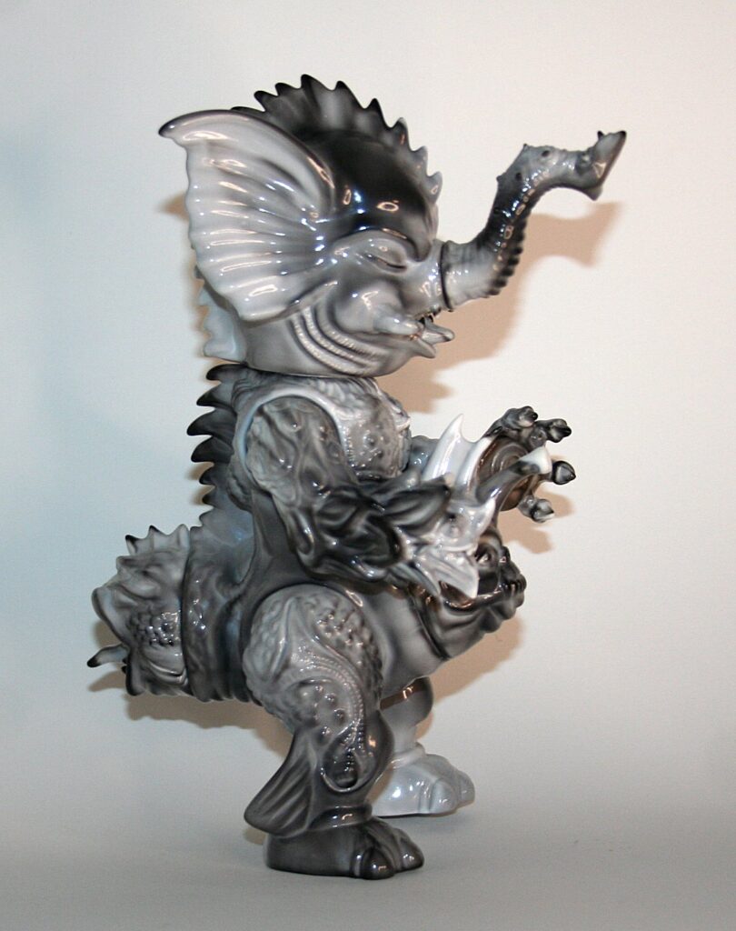 Paul Kaiju x Unbox Black and White Boss Carrion V2
