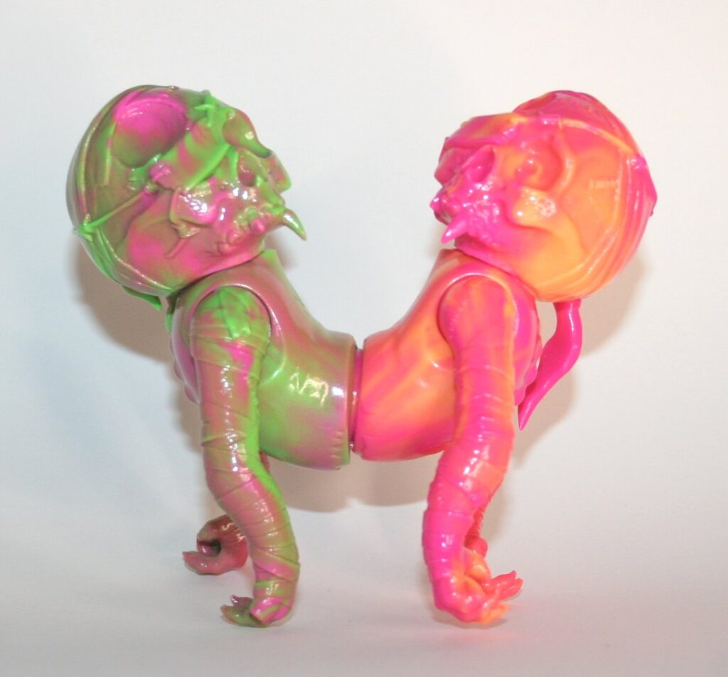 Secret Base x Pushead Marbled Siamese SkullORM V2
