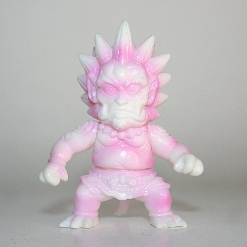 Shikaruna Pink on White Mini Dohatsu Oni