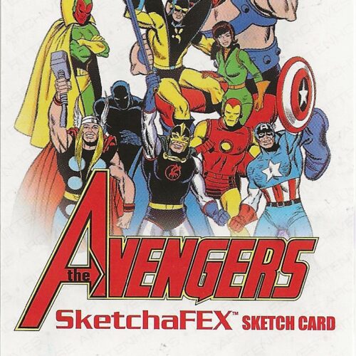 Marvel Avengers Swordsman Buddy Prince Sketch Card