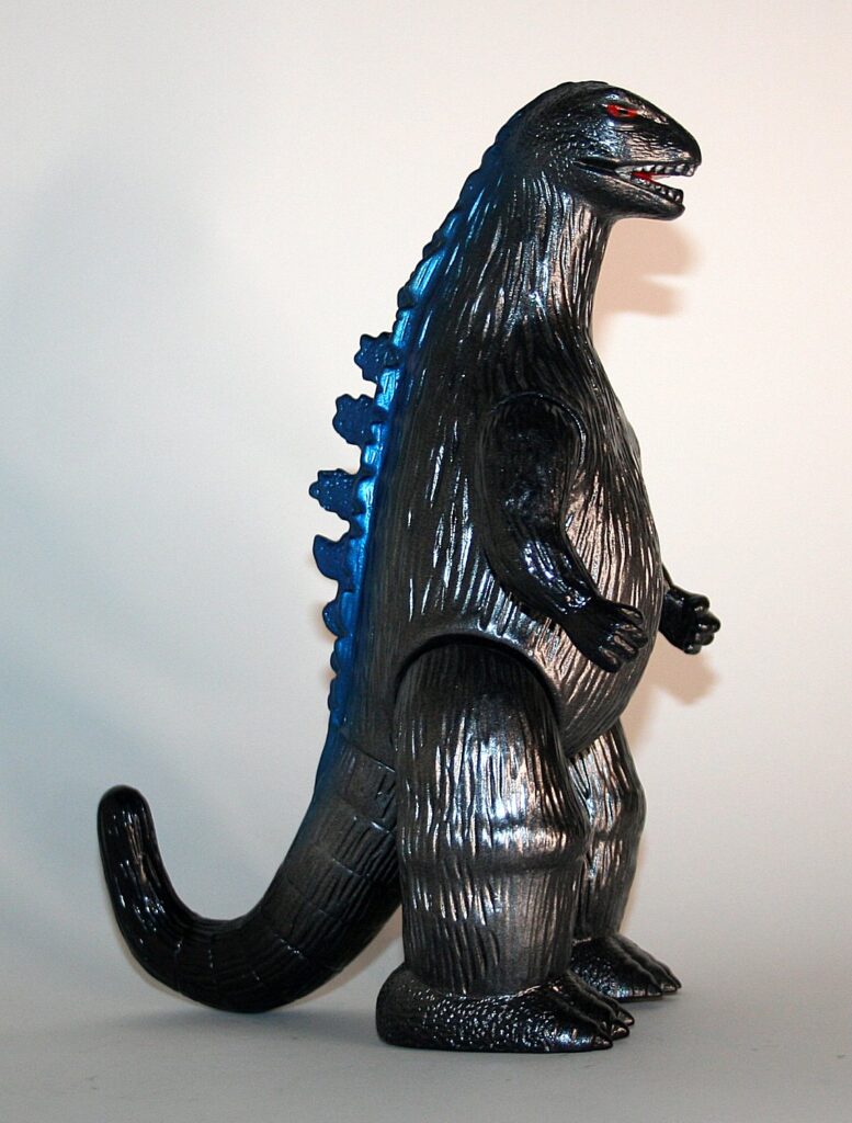 Marusan Black x Blue J Tail Godzilla Sofubi Figure | Vicious Fun