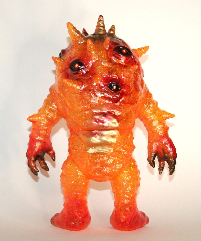Max Toy x Frank Mysterio Orangish Custom Kaiju Eyezon | Vicious Fun