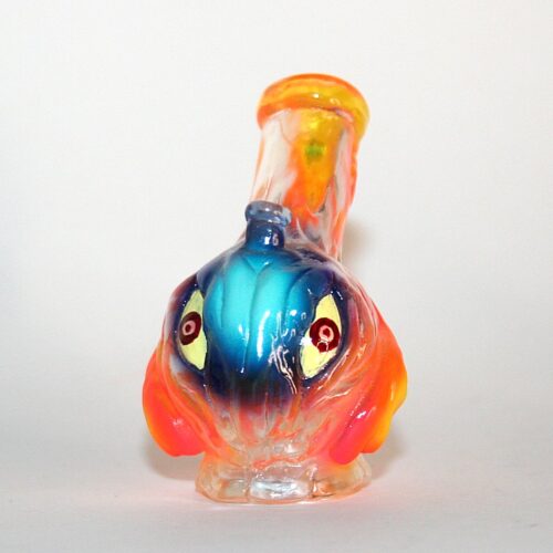 LukeSmellsGood Clear x Orange Kenko Kaiju Hedorah Bong