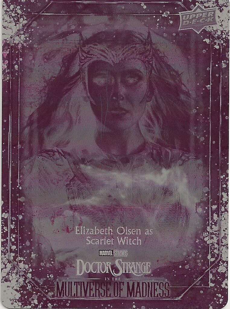 Marvel Doctor Strange Scarlet Witch E-22 Printing Plate