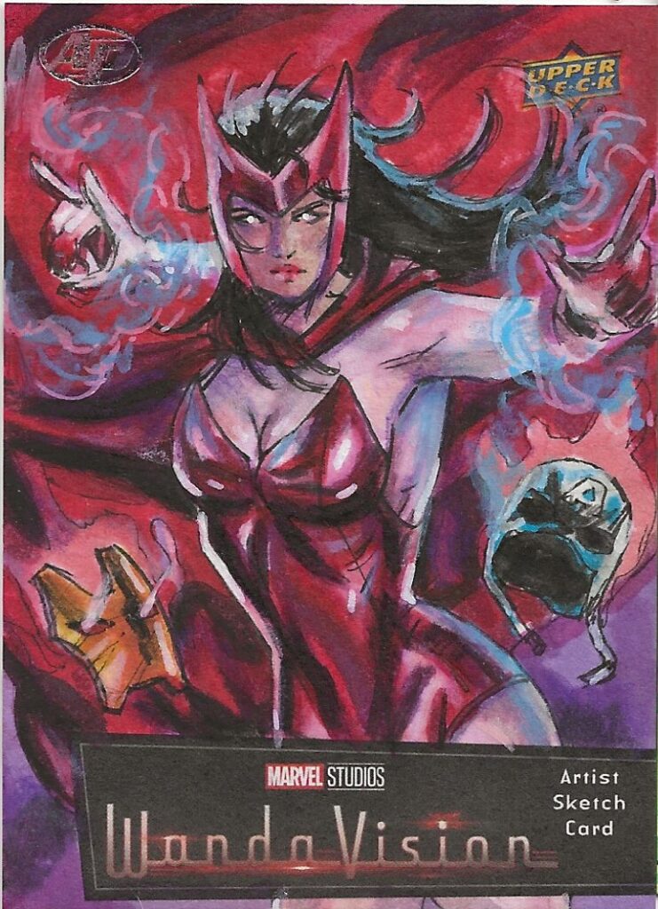 Marvel x UD Tolunay Keskin Scarlet Witch Sketch Card