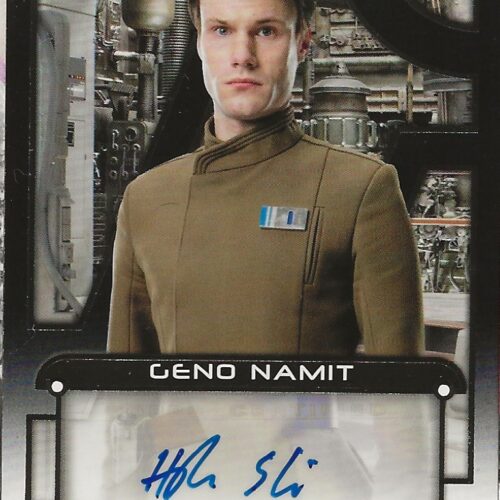 Topps Star Wars Hugh Skinner Geno Namit Auto Card