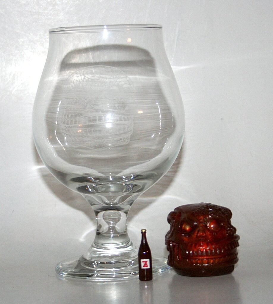 Unbox x Last Zectron Beer Bottle Ghoulhead