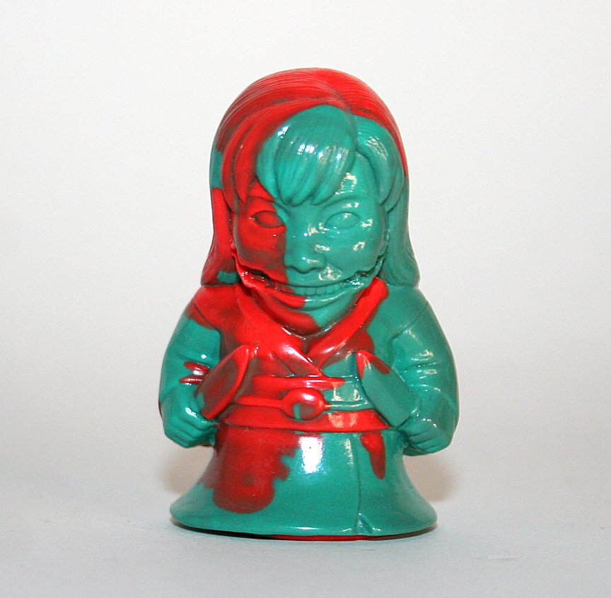 Unbox x Last Zectron WGT Green x Red Girl With Knives V5