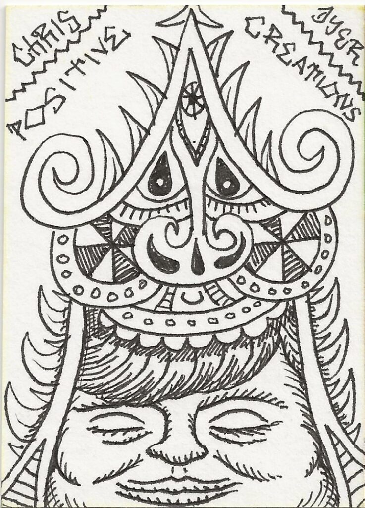 Art of the Hustle Chris Dyer Sketch Card V1