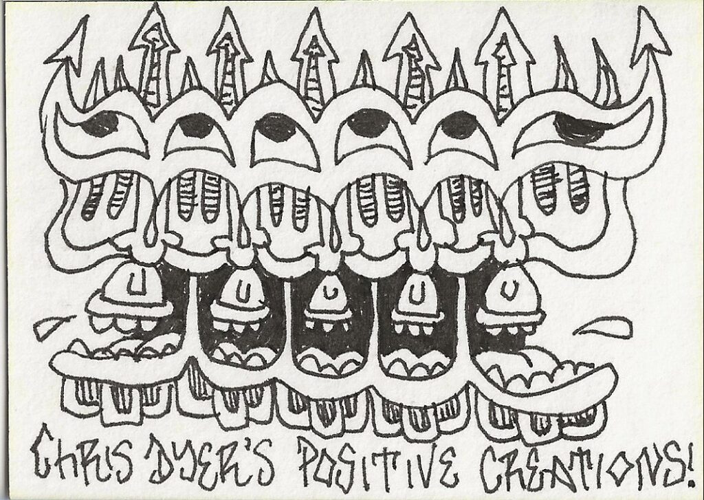 Art of the Hustle Chris Dyer Sketch Card V2