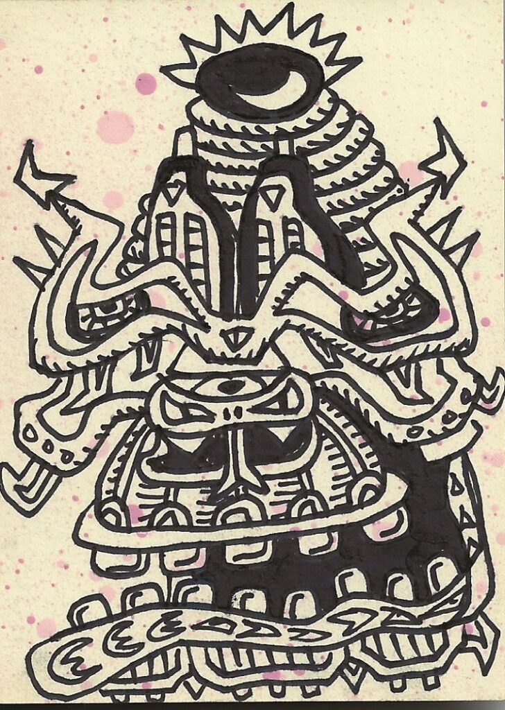 Art of the Hustle Chris Dyer Sketch Card V3