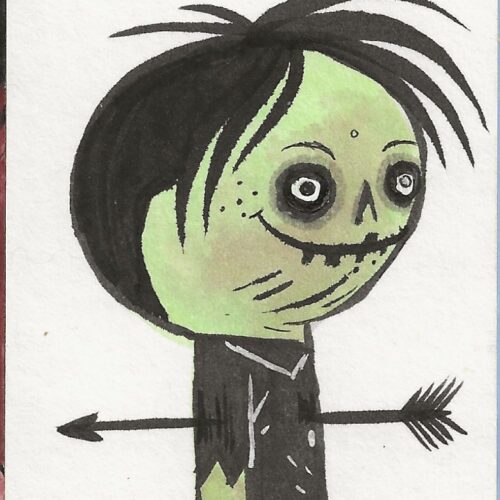 Art of the Hustle Michael Fleming Sketch Card